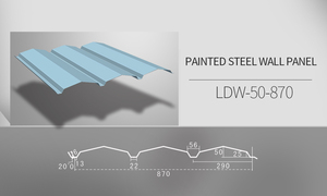 Color Steel Roofing Sheet LDW-50-870