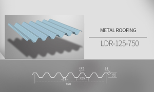 Color Steel Roofing Sheet LDR-125-750