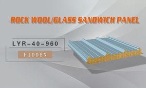 Rock Wool/Glass Wool Roofing Sandwich Panel