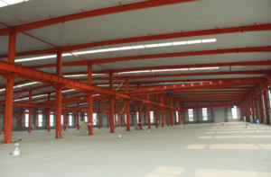 Large-span steel structure warehouse